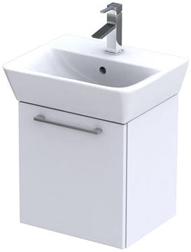 CONCEPT 100 skříňka pod umývátko 37,4x31,3x40,8 cm, 1 zásuvka, bílá