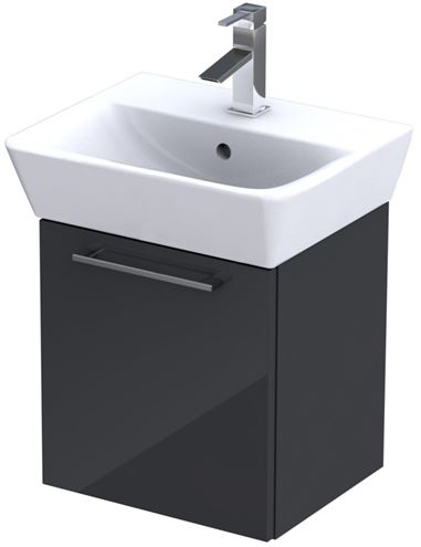 CONCEPT 100 skříňka pod umývátko 37,4x31,3x40,8 cm, 1 zásuvka, antracit PTA-050 Obrázek - Hlavní obrázek