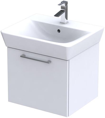 CONCEPT 100 skříňka pod umyvadlo 47,4x40,8x40,8 cm, 1 zásuvka, bílá PTA-051 Obrázek - Hlavní obrázek