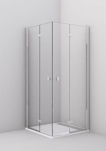 CONCEPT 200 sprchové dveře 80x200 cm, skládací, pravé, aluchrom/čiré sklo CONF1D0805007 Obrázek - fotka