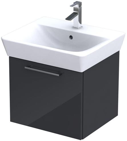 CONCEPT 100 skříňka pod umyvadlo 47,4x40,8x40,8 cm, 1 zásuvka, antracit PTA-052 Obrázek - Hlavní obrázek