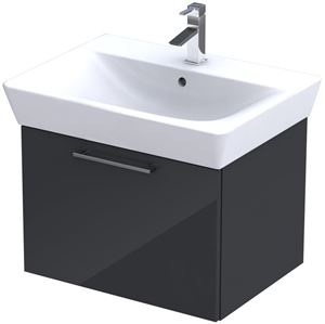 CONCEPT 100 skříňka pod umyvadlo 57,4x43,3x40,8 cm, 1 zásuvka, antracit