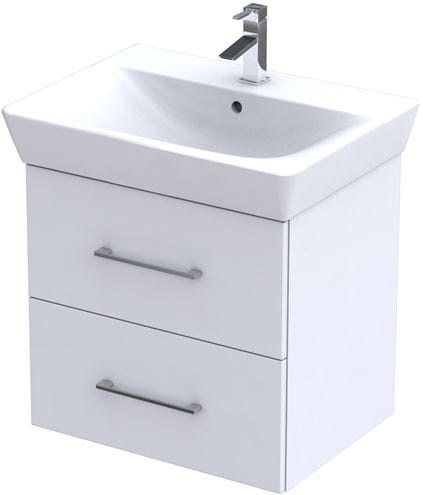CONCEPT 100 skříňka pod umyvadlo 57,4x43,3x55,8 cm, 2 zásuvky, bílá PTA-063 Obrázek - Hlavní obrázek