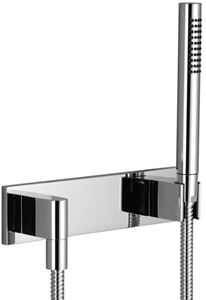 DORNBRACHT SYMETRICS sprchová souprava 3-dílná, ruční sprcha 240 mm, hadice, držák, chrom