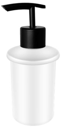CONCEPT 100 dávkovač tekutého mýdla 130 ml, sklo, černá 401009 Obrázek - Hlavní obrázek