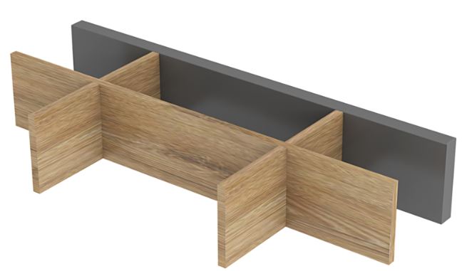 CONCEPT RETRO organizér do zásuvky, přírodní dub OR00-A-OR-15-80 Obrázek - Hlavní obrázek