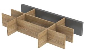 CONCEPT RETRO organizér do zásuvky, přírodní dub