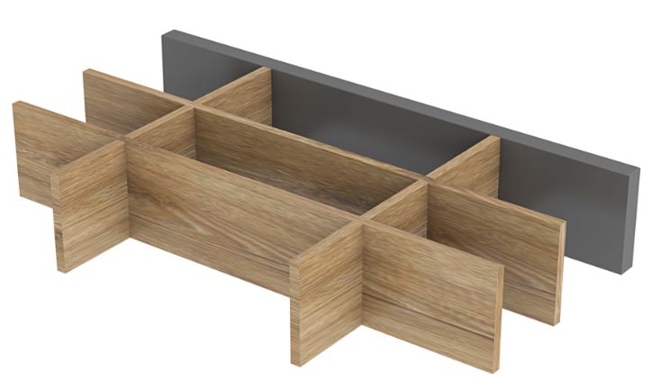 CONCEPT RETRO organizér do zásuvky, přírodní dub OR00-A-OR-20-80 Obrázek - Hlavní obrázek