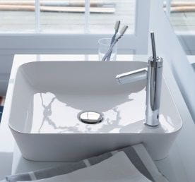 DURAVIT CAPE COD umyvadlo na desku 46 cm, s otvorem pro baterii, bez přepadu 2340460000 Obrázek - fotka