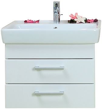 CONCEPT 200 skříňka s umyvadlem 60x48x56,5 cm, 2 zásuvky, bříza/bílá C200.2 + H818952 Obrázek - fotka