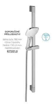 NOVASERVIS METALIA 58 sprchová nástěnná baterie, chrom 58061/1,0 Obrázek - fotka