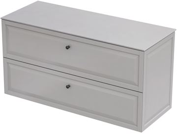 CONCEPT RETRO skříňka pod umyvadlo 119,6x45,9x60,3 cm, 2 zásuvky, matná béžová OR47-SD2S-120-10 Obrázek - fotka