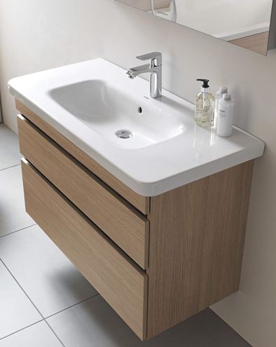 DURAVIT DURASTYLE skříňka pod umyvadlo 73x44,8x61 cm, 2 zásuvky, Basalt matt DS648104343 Obrázek - fotka