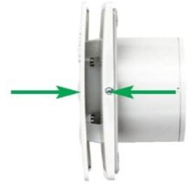 VORTICE PUNTO FOUR MFO 90/3,5" axiální ventilátor 90 mm, nástěnný/stropní, se zpětnou klapkou 11143 Obrázek - fotka