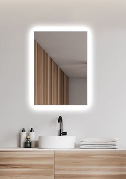 AMIRRO AMBIENTE zrcadlo 50x70 cm, reverzibilní, s osvětlením 410-814 Obrázek - fotka