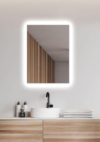 AMIRRO AMBIENTE zrcadlo 50x70 cm, reverzibilní, s osvětlením 410-814 Obrázek - fotka