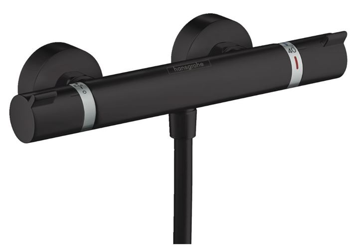 HANSGROHE ECOSTAT COMFORT sprchová nástěnná termostatická baterie, černá mat 13116670 Obrázek - Hlavní obrázek