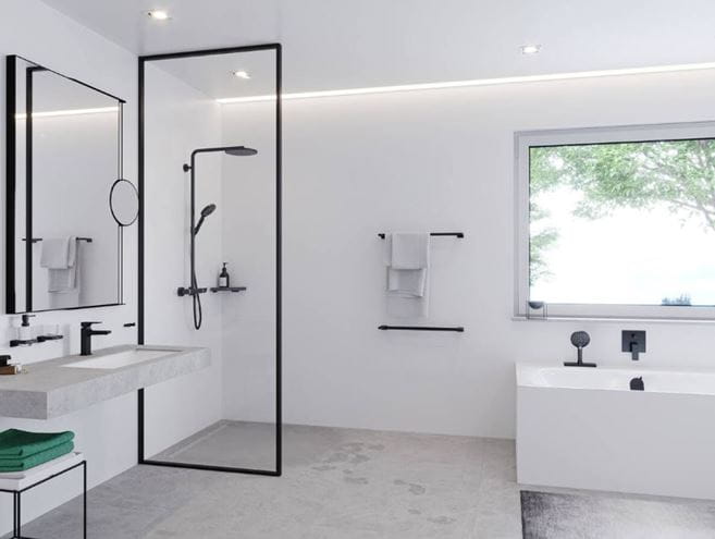 HANSGROHE přípojka hadice E bez zpětného ventilu 60mm, černá matná 27454670 Obrázek - fotka