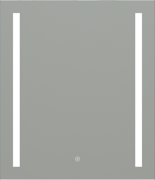 EASY PLUS zrcadlo 60x70 cm, s osvětlením, s regulací stmívání a teploty světla, se senzorem