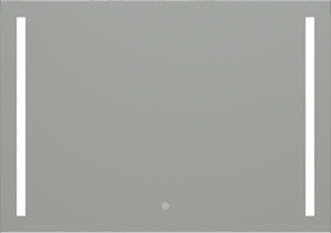 EASY PLUS zrcadlo 100x70 cm, s osvětlením, s regulací stmívání a teploty světla, se senzorem