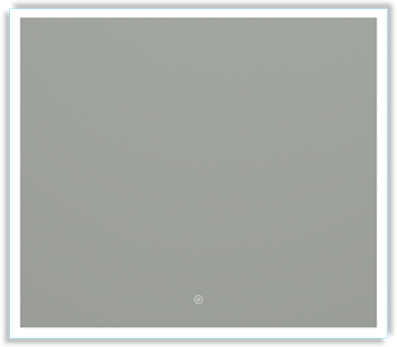 EASY PLUS zrcadlo 80x70 cm, s osvětlením, s regulací stmívání a teploty světla, se senzorem