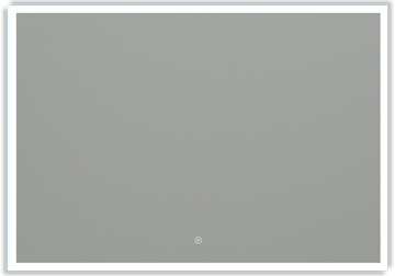 EASY PLUS zrcadlo 100x70 cm, s osvětlením, s regulací stmívání a teploty světla, se senzorem
