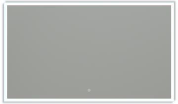 EASY PLUS zrcadlo 120x70 cm, s osvětlením, s regulací stmívání a teploty světla, se senzorem