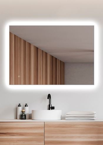 AMIRRO AMBIENTE SENZOR zrcadlo 100x70 cm, reverzibilní, s osvětlením, se senzorem 410-975 Obrázek - fotka