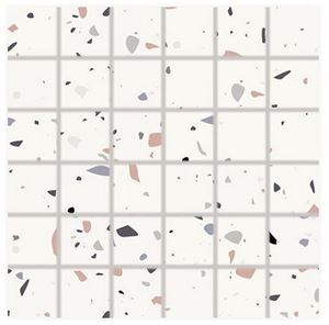 RAKO SPECTRA mozaika 30x30(5x5) cm, lepená na síti, mat, vícebarevná, červená