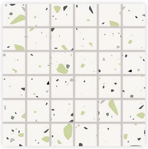 RAKO SPECTRA mozaika 30x30(5x5) cm, lepená na síti, mat, vícebarevná, zelená