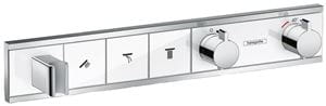 HANSGROHE RAINSELECT podomítková termostatická baterie, pro 3 spotřebiče, s držákem sprchy, bílá/chrom