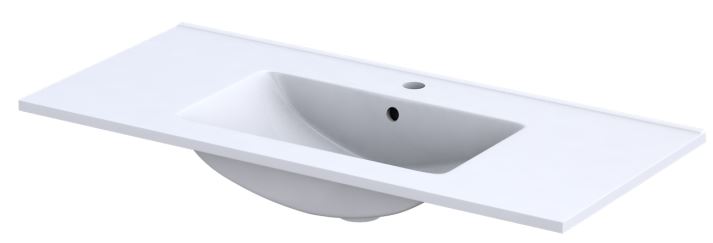 CONCEPT 250 umyvadlo 100 cm, s otvorem pro baterii a přepadem PTA-009 Obrázek - Hlavní obrázek