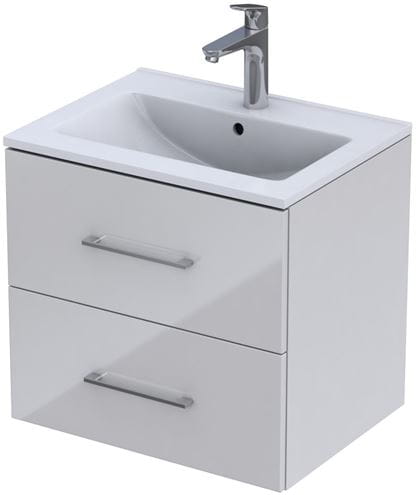 CONCEPT 250 skříňka pod umyvadlo 60x45,7x55 cm, 2 zásuvky, bílá PTA-001 Obrázek - Hlavní obrázek