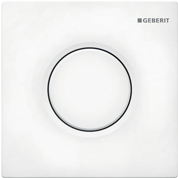 GEBERIT 01 ROUND ovládací tlačítko splachování pro pisoár, plast, bílá