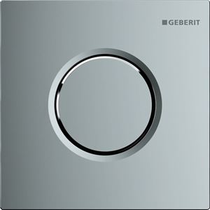 GEBERIT 01 ROUND ovládací tlačítko splachování pro pisoár, plast, lesklý chrom