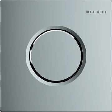 GEBERIT 01 ROUND ovládací tlačítko splachování pro pisoár, plast, lesklý chrom