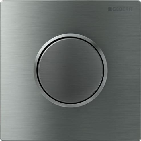 GEBERIT 10 ROUND ovládací tlačítko splachování pro pisoár, easy-to-clean, ocel, kartáčovaný/leštěný nerez 116.015.SN.1 Obrázek - Hlavní obrázek