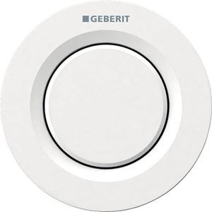 GEBERIT 01 ovládací tlačítko splachování, Start/Stop, plast, bílá