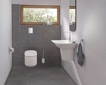 GROHE ESSENCE E umyvadlová senzorová baterie s regulací teploty, napájení ze sítě, chrom 36444000 Obrázek - fotka