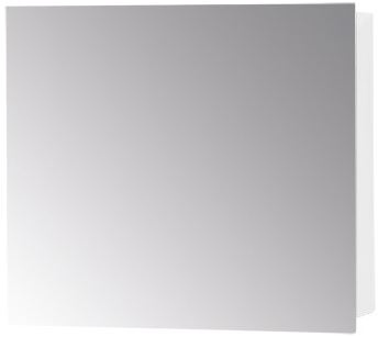 DŘEVOJAS Q GA 60 zrcadlová skříňka 60x68x14,8 cm, panty vlevo, lamino, lesklá bílá