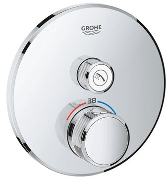 GROHE GROHTHERM SMARTCONTROL sprchová podomítková termostatická baterie, Water Saving, chrom