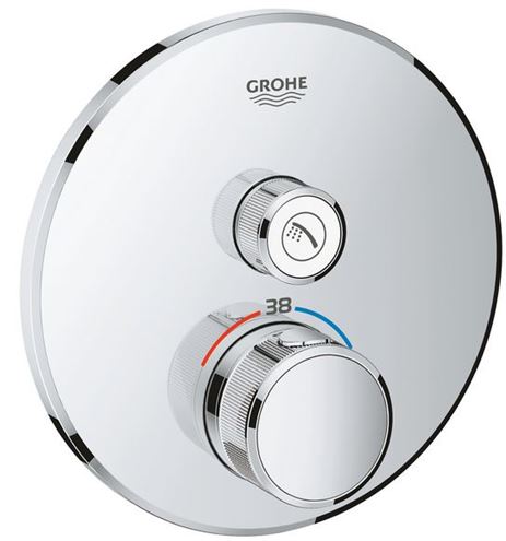 GROHE GROHTHERM SMARTCONTROL sprchová podomítková termostatická baterie, Water Saving, chrom 29118000 Obrázek - Hlavní obrázek