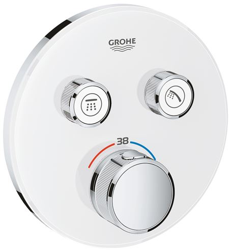 GROHE GROHTHERM SMARTCONTROL podomítková termostatická baterie, pro 2 spotřebiče, Water Saving, měsíční bílá 29151LS0 Obrázek - Hlavní obrázek