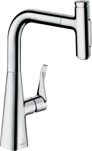 HANSGROHE METRIS SELECT M71 dřezová baterie, s vytahovací sprškou, sBox, chrom 73817000 Obrázek - Hlavní obrázek