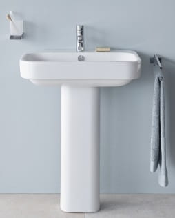 DURAVIT HAPPY D.2 umyvadlo 65 cm, s otvorem pro baterii a přepadem 2318650000 Obrázek - fotka