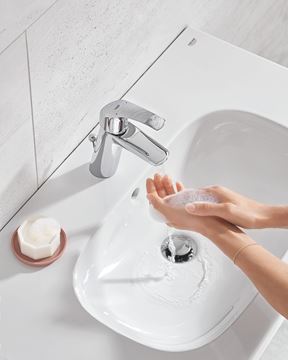 GROHE EUROSMART umyvadlová stojánková baterie, s odtokovou soupravou, chrom 23322001 Obrázek - fotka