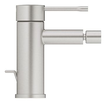 GROHE ESSENCE NEW bidetová stojánková baterie, s odtokovou soupravou, Water Saving, supersteel 32935DC1 Obrázek - fotka