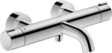 DURAVIT C.1 vanová nástěnná termostatická baterie, s přepínačem, chrom