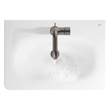 GROHE ESSENCE NEW umyvadlová stojánková baterie, s odtokovou soupravou, kartáčovaný hard graphite 23462AL1 Obrázek - fotka