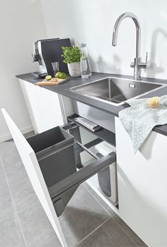 GROHE BLUE HOME dřezová elektronická baterie, s vytahovací koncovkou, s filtračním a chladícím zařízením, Bluetooth, napájení ze sítě, chrom 31541000 Obrázek - fotka